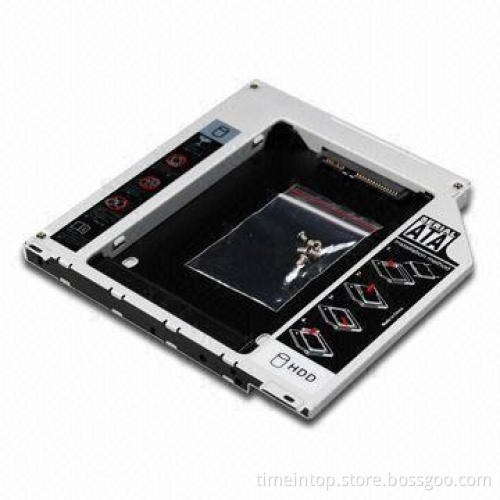 2.5-inch HDD Caddy Enclosure for Apple's MacBook/MacBook Pro, SATA Interface/Plug-and-play Functions